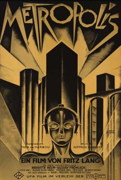 Alternative view of Metropolis Movie Poster