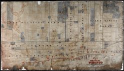 City of Toronto Government Survey Map 1862