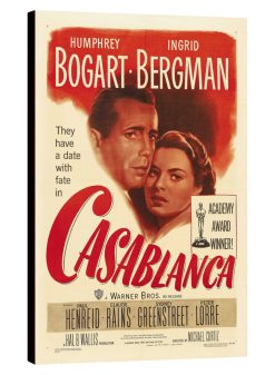 Casablanca Movie Poster on Canvas