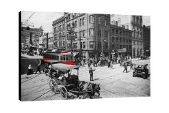 College Street with Red Street Car