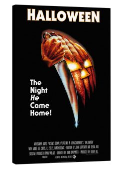 Halloween Movie Poster on Canvas