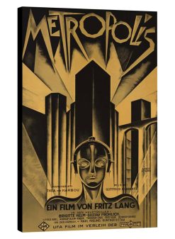 Metropolis Movie Poster on Canvas
