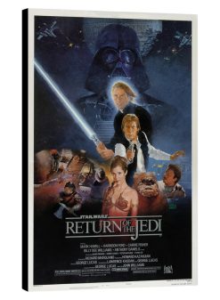Star Wars Return of the Jedi Movie Poster on Canvas