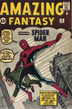 vintage comic book cover amazing spider man